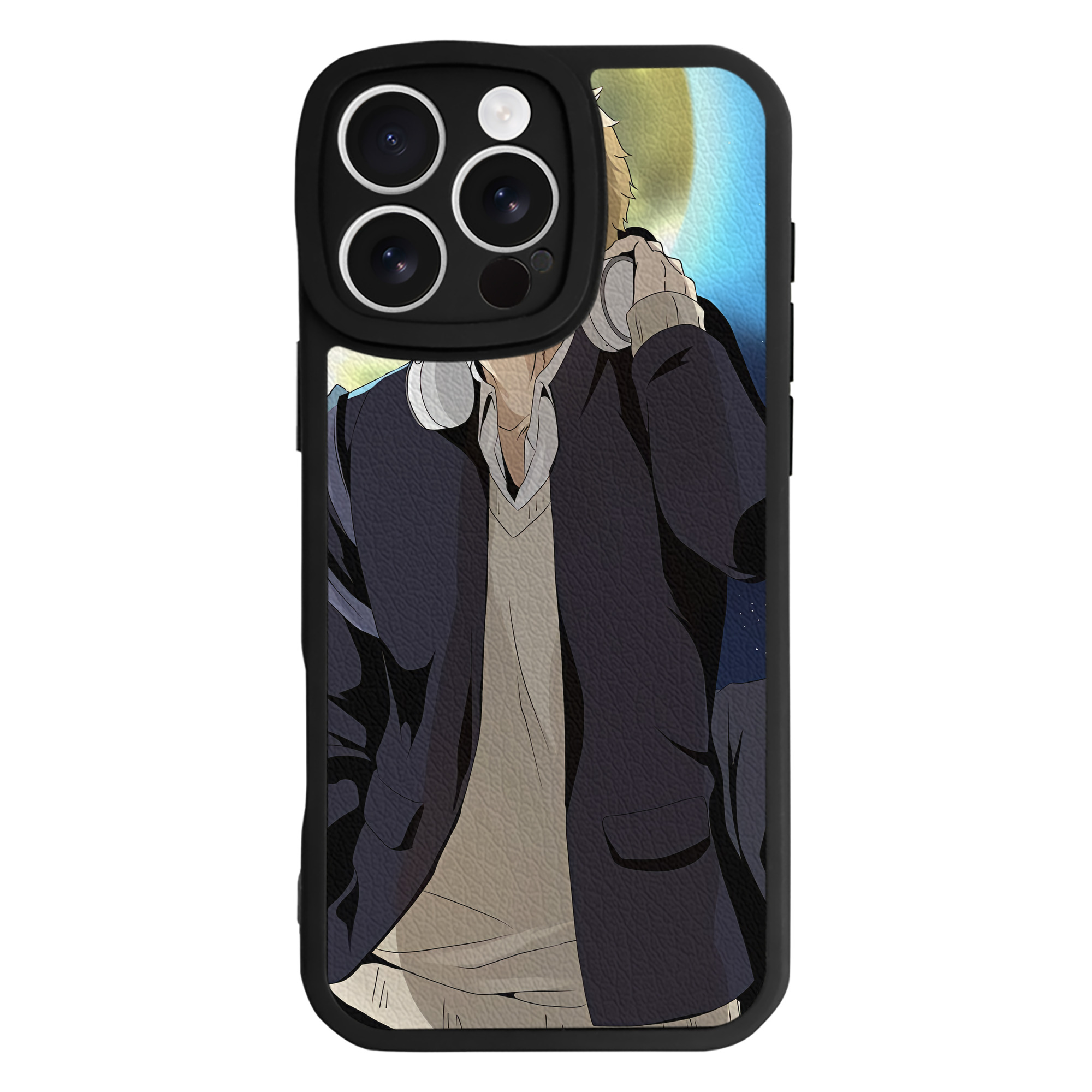 （画像用） ハイキュー!! Haikyu!! 【iPhone 16シリーズ対応】シリコンスマホケース（レザー調） 材質：シリコン